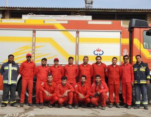 مانور ایمنی ، امداد و آتش نشانی در گناوه برگزار شد
