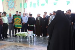 پهلو گرفتن  کشتی عشق رضوی در سواحل تنگستان