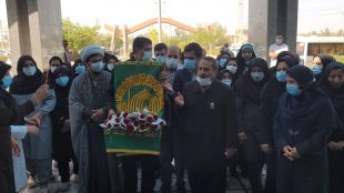 عیادت خدام رضوی از بیماران شهدای خلیج فارس بوشهر