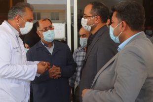 بازدید معاون توسعه مدیریت و منابع وزارت بهداشت از بیمارستان امیرالمومنین ع گناوه