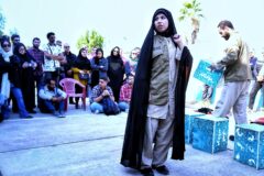 روز سوم جشنواره سراسری تئاتر بسیج در بوشهر به روایت تصویر