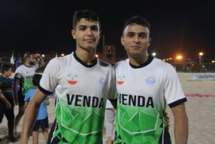 درخشش دو جوان  گناوه ای در فوتبال ساحلی ایران