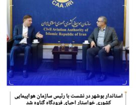 استاندار بوشهر خواستار احیای فرودگاه گناوه شد