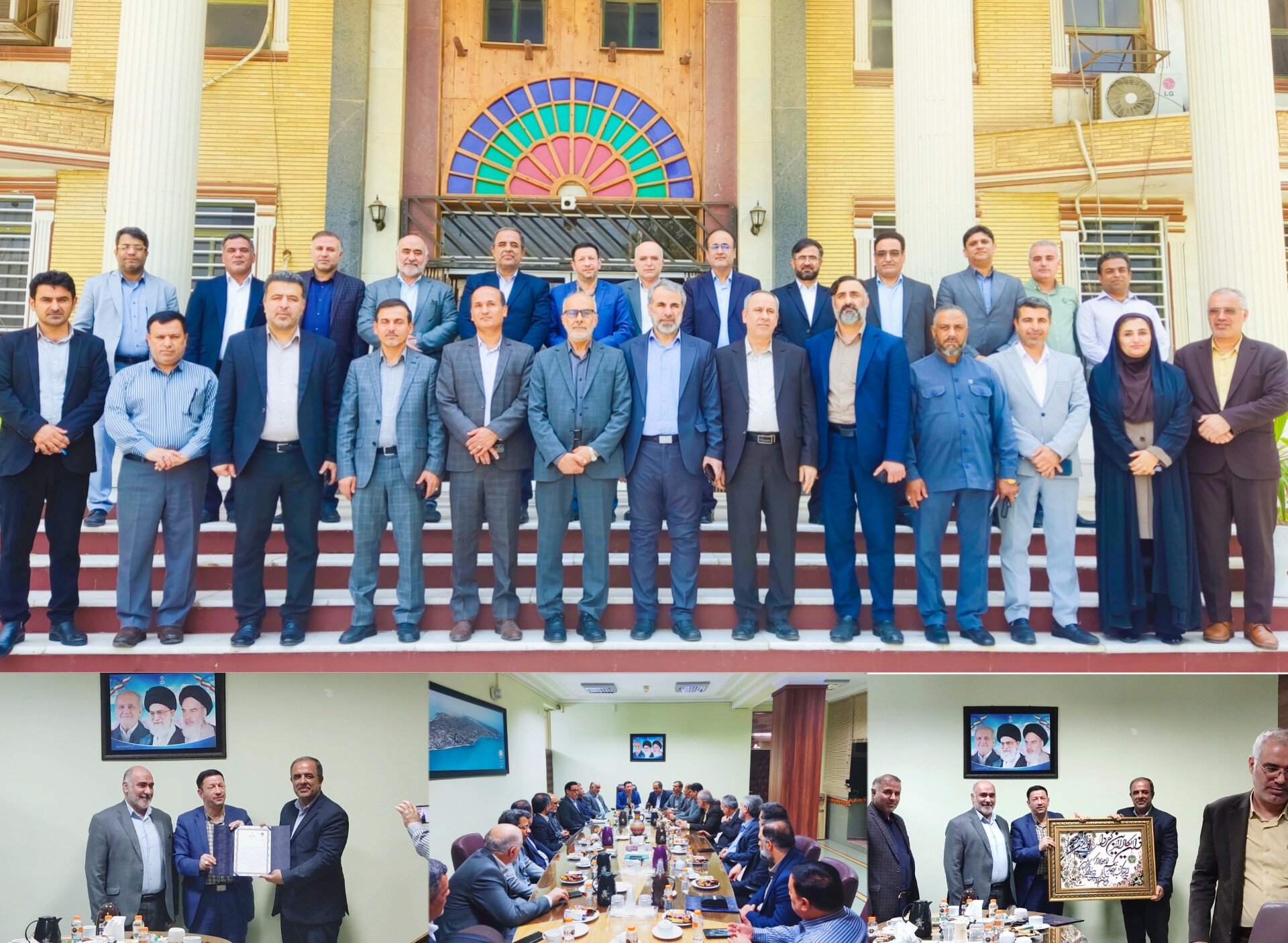 هم‌افزایی دستگاه‌های اجرایی و قضایی بوشهر در مسیر توسعه و عدالت/تقدیر رئیس دادگستری بوشهر از فرماندار بوشهر