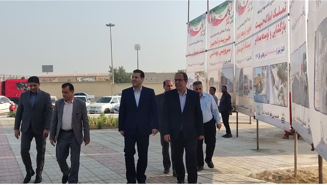 بهره‌برداری از ۱۷ پروژه عمرانی و پارک ۳ هکتاری در بوشهر به مناسبت هفته دولت