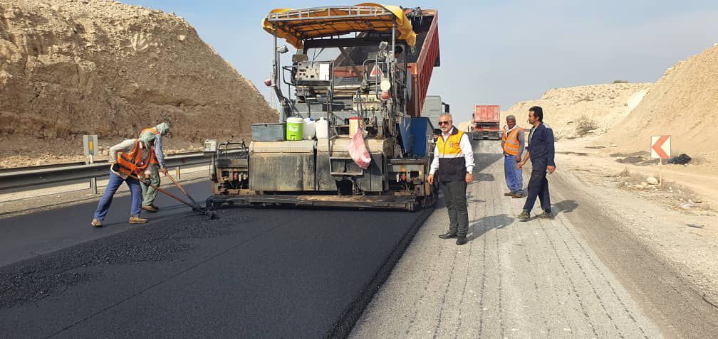 ۶ هزار میلیارد ریال برای ترمیم آسفالت راه‌های استان بوشهر هزینه شد